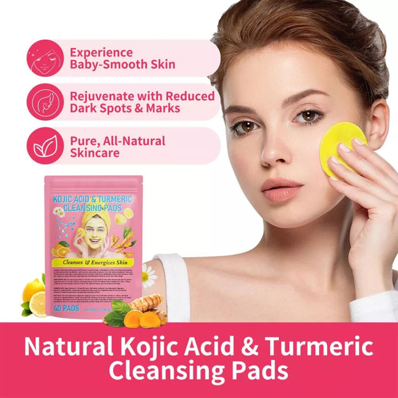 Turmeric And Kojic Acid Cleansing Pads